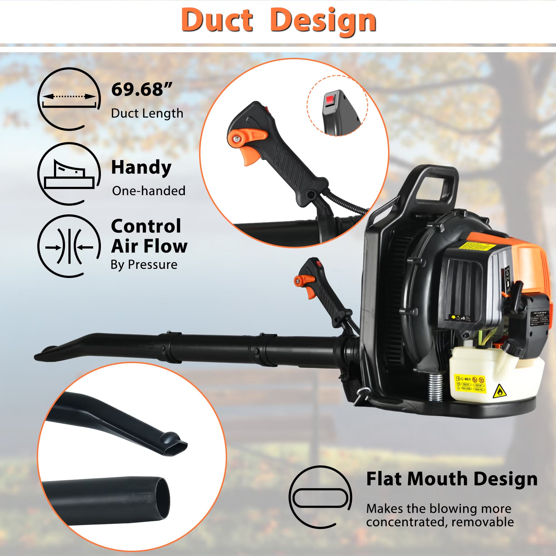 2 Stroke Commercial Backpack Leaf Blower Gas Powered Grass Lawn Blowing Machine Power Tools CJ USa USPS EHub Direct CJ https://www.cyberehub.com