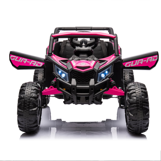 12V Ride On Car with Remote Control,UTV ride on for kid,3-Point Safety Harness, Music Player (USB Port/Volume Knob/Battery Indicator), LED Lights, High-Low Speed Switch - Off-Road Adventure for Kids Toy Giga Kids Toys EHubDirect.com™ Giga https://www.cyberehub.com