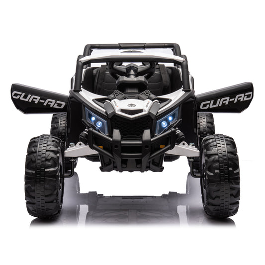 12V Ride On Car with Remote Control,UTV ride on for kid,3-Point Safety Harness, Music Player (USB Port/Volume Knob/Battery Indicator), LED Lights, High-Low Speed Switch - Off-Road Adventure for Kids Toy Giga Kids Toys EHubDirect.com™ Giga https://www.cyberehub.com