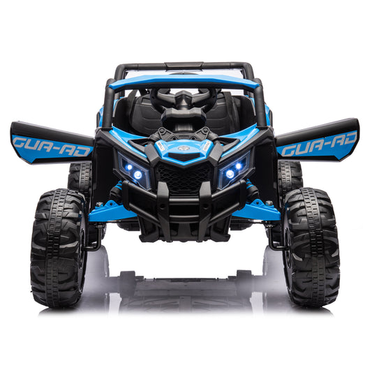 12V Ride On Car with Remote Control,UTV ride on for kid,3-Point Safety Harness, Music Player (USB Port/Volume Knob/Battery Indicator), LED Lights, High-Low Speed Switch - Off-Road Adventure for Kids Giga GNJ Kids Toys EHubDirect.com™ Giga https://www.cyberehub.com