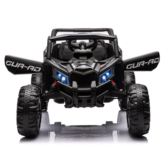 12V Ride On Car with Remote Control, UTV ride on for kids, 3-Point Safety Harness, Music Player, LED Lights, High-Low Speed Switch - Off-Road Adventure for Kids Black Toy Giga Kids Toys Walmart EHubDirect.com™ Giga https://www.cyberehub.com